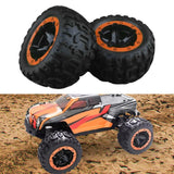 Maxbell 2 Pieces 1/16 Scale RC Car Tires Assembly Car Hobby Professional Model Tyres