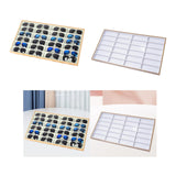 Maxbell Sunglasses Tray 24 Grids Space Saving Glasses Tray for Store Showcase Drawer Grey