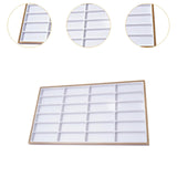Maxbell Sunglasses Tray 24 Grids Space Saving Glasses Tray for Store Showcase Drawer White