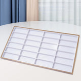 Maxbell Sunglasses Tray 24 Grids Space Saving Glasses Tray for Store Showcase Drawer White
