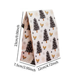Maxbell 10x Christmas Gift Bag Presents Bag for Home Decoration Party Decor Supplies White and black