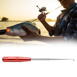 Maxbell Fishing Hook Remover Portable Removal Tool for Freshwater Reservoirs Outdoor red with bag