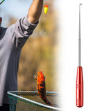 Maxbell Fishing Hook Remover Portable Removal Tool for Freshwater Reservoirs Outdoor red with bag