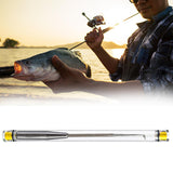 Maxbell Fishing Hook Remover Portable Removal Tool for Freshwater Reservoirs Outdoor gray with Barrel