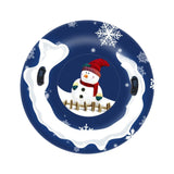 Maxbell Inflatable Snow Sled Thick Bottom Adults Snow Tubing Snow Sleds with Handles