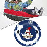 Maxbell Inflatable Snow Sled Thick Bottom Adults Snow Tubing Snow Sleds with Handles