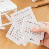 Maxbell 2025 Calendar Desktop Decoration Paper Calendar for Office Home Thanksgiving