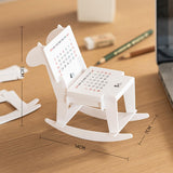 Maxbell 2025 Calendar Desktop Decoration Paper Calendar for Office Home Thanksgiving