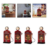 Maxbell Christmas Snow Globe Lantern with Music Home Decor for Home Indoor Christmas elder
