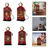 Maxbell Christmas Snow Globe Lantern with Music Home Decor for Home Indoor Christmas elder