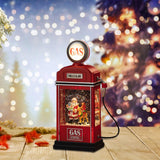 Maxbell Christmas Snow Globe Lantern with Music Home Decor for Home Indoor Christmas elder