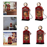 Maxbell Christmas Snow Globe Lantern with Music Home Decor for Home Indoor Christmas elder