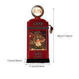 Maxbell Christmas Snow Globe Lantern with Music Home Decor for Home Indoor Christmas snowman