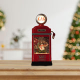 Maxbell Christmas Snow Globe Lantern with Music Home Decor for Home Indoor Christmas snowman