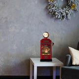 Maxbell Christmas Snow Globe Lantern with Music Home Decor for Home Indoor Christmas snowman