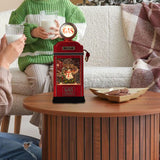 Maxbell Christmas Snow Globe Lantern with Music Home Decor for Home Indoor Christmas snowman