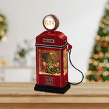 Maxbell Christmas Snow Globe Lantern with Music Home Decor for Home Indoor Christmas Christmas tree