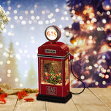 Maxbell Christmas Snow Globe Lantern with Music Home Decor for Home Indoor Christmas Christmas tree