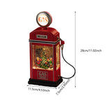 Maxbell Christmas Snow Globe Lantern with Music Home Decor for Home Indoor Christmas Christmas tree