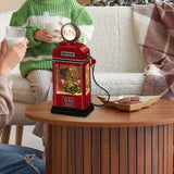 Maxbell Christmas Snow Globe Lantern with Music Home Decor for Home Indoor Christmas Christmas tree