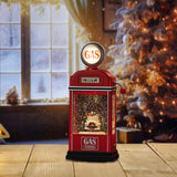 Maxbell Christmas Snow Globe Lantern with Music Home Decor for Home Indoor Christmas car