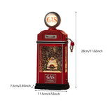 Maxbell Christmas Snow Globe Lantern with Music Home Decor for Home Indoor Christmas car