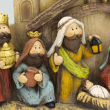Maxbell Nativity Scene Figurine Decorative Religious Craftwork for Home Car Tabletop