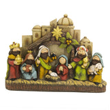 Maxbell Nativity Scene Figurine Decorative Religious Craftwork for Home Car Tabletop