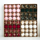 Maxbell 16Pcs Christmas Balls Crafts DIY Baubles for Christmas Gifts Festive Wedding white