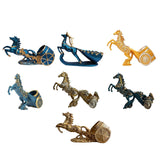Maxbell Wine Bottle Holder Animal Figurine Bottle Rest Statue for Bar Countertop Decor Gold