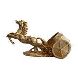 Maxbell Wine Bottle Holder Animal Figurine Bottle Rest Statue for Bar Countertop Decor Gold