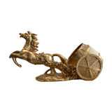 Maxbell Wine Bottle Holder Animal Figurine Bottle Rest Statue for Bar Countertop Decor Gold