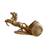 Maxbell Wine Bottle Holder Animal Figurine Bottle Rest Statue for Bar Countertop Decor Gold