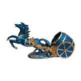 Maxbell Wine Bottle Holder Animal Figurine Bottle Rest Statue for Bar Countertop Decor Dark Blue