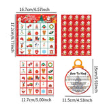 Maxbell Christmas Party Paper Bingo Cards Group Game for Colleagues Kids Family