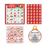 Maxbell Christmas Party Paper Bingo Cards Group Game for Colleagues Kids Family