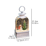 Lighted Snow Globe Lantern Gift Light up Musical Box for Wedding Indoor Home