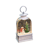 Lighted Snow Globe Lantern Gift Light up Musical Box for Wedding Indoor Home