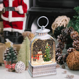 Lighted Snow Globe Lantern Gift Light up Musical Box for Wedding Indoor Home