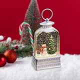 Lighted Snow Globe Lantern Gift Light up Musical Box for Wedding Indoor Home