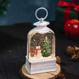 Lighted Snow Globe Lantern Gift Light up Musical Box for Wedding Indoor Home