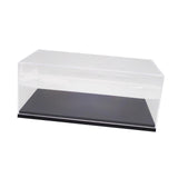 Acrylic Display Case Acrylic Display Show Case with Base for 1:18 Shoes Toys