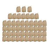 Maxbell 50x Christmas Kraft Paper Bags Cookie Gift Bags for Festival Christmas Party
