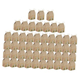 Maxbell 50x Christmas Kraft Paper Bags Cookie Gift Bags for Festival Christmas Party