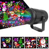 Christmas Projector Light 4 W Rotating for Living Room Indoor Outdoor Winter