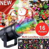 Christmas Projector Light 4 W Rotating for Living Room Indoor Outdoor Winter