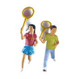 Maxbell 1/64 Miniature People Figures for Micro Landscapes Photography Props Diorama 2 pieces