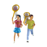 Maxbell 1/64 Miniature People Figures for Micro Landscapes Photography Props Diorama 2 pieces
