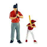 Maxbell 1/64 Miniature People Figures for Micro Landscapes Photography Props Diorama Balls Theme 2 piece