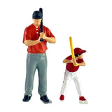 Maxbell 1/64 Miniature People Figures for Micro Landscapes Photography Props Diorama Balls Theme 2 piece